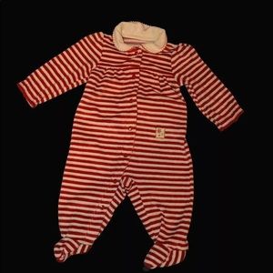 Candy Cane Faded Glory Fluffy Sleeper